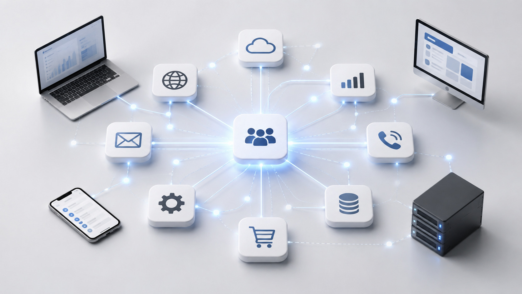 Что объединяет в себе CRM